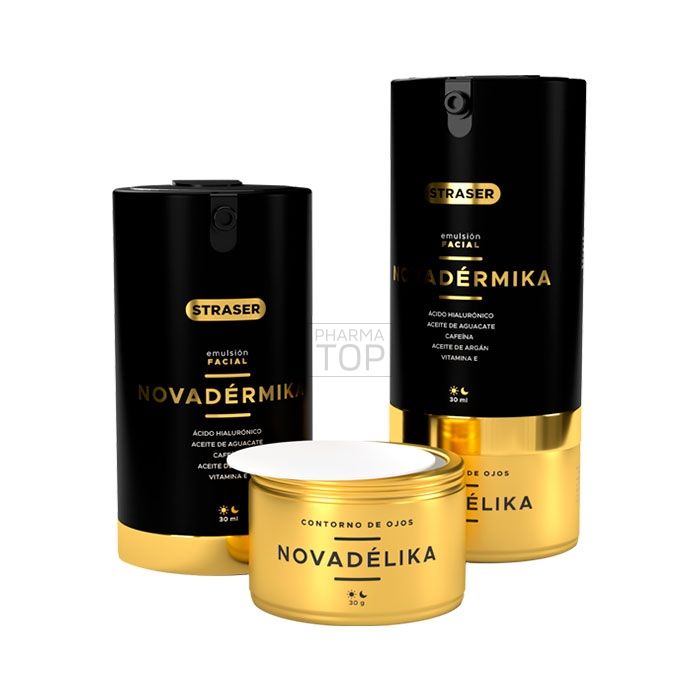 Novadermika ← emulsión facial rejuvenecedora → en Tehuacan